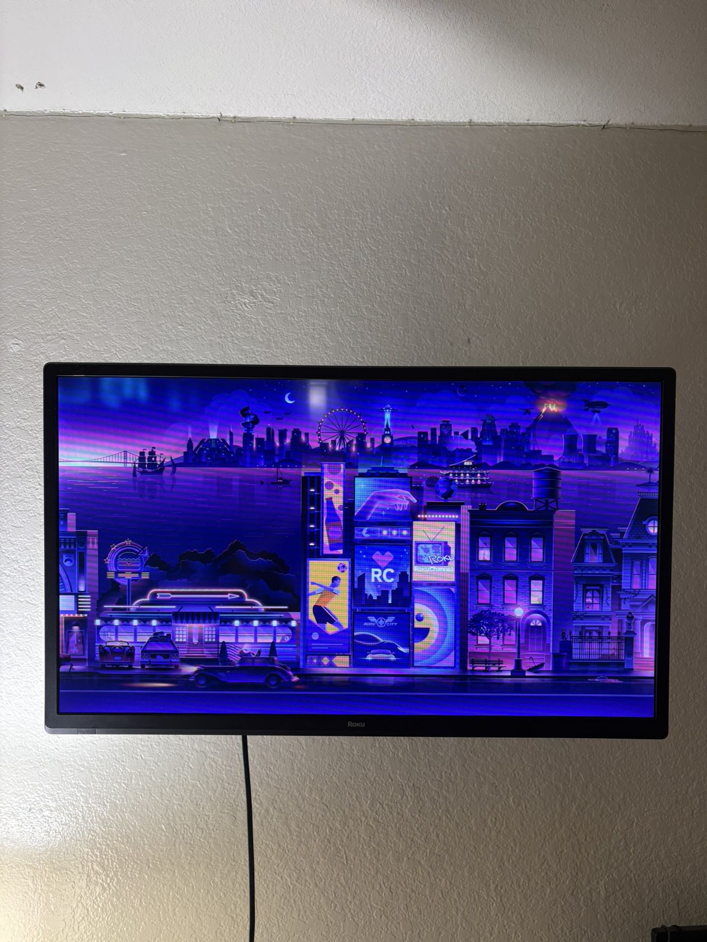 🎬 32” Roku Smart TV + Optional Wall Mount – Stream-Ready & Space-Saving! 📺✨