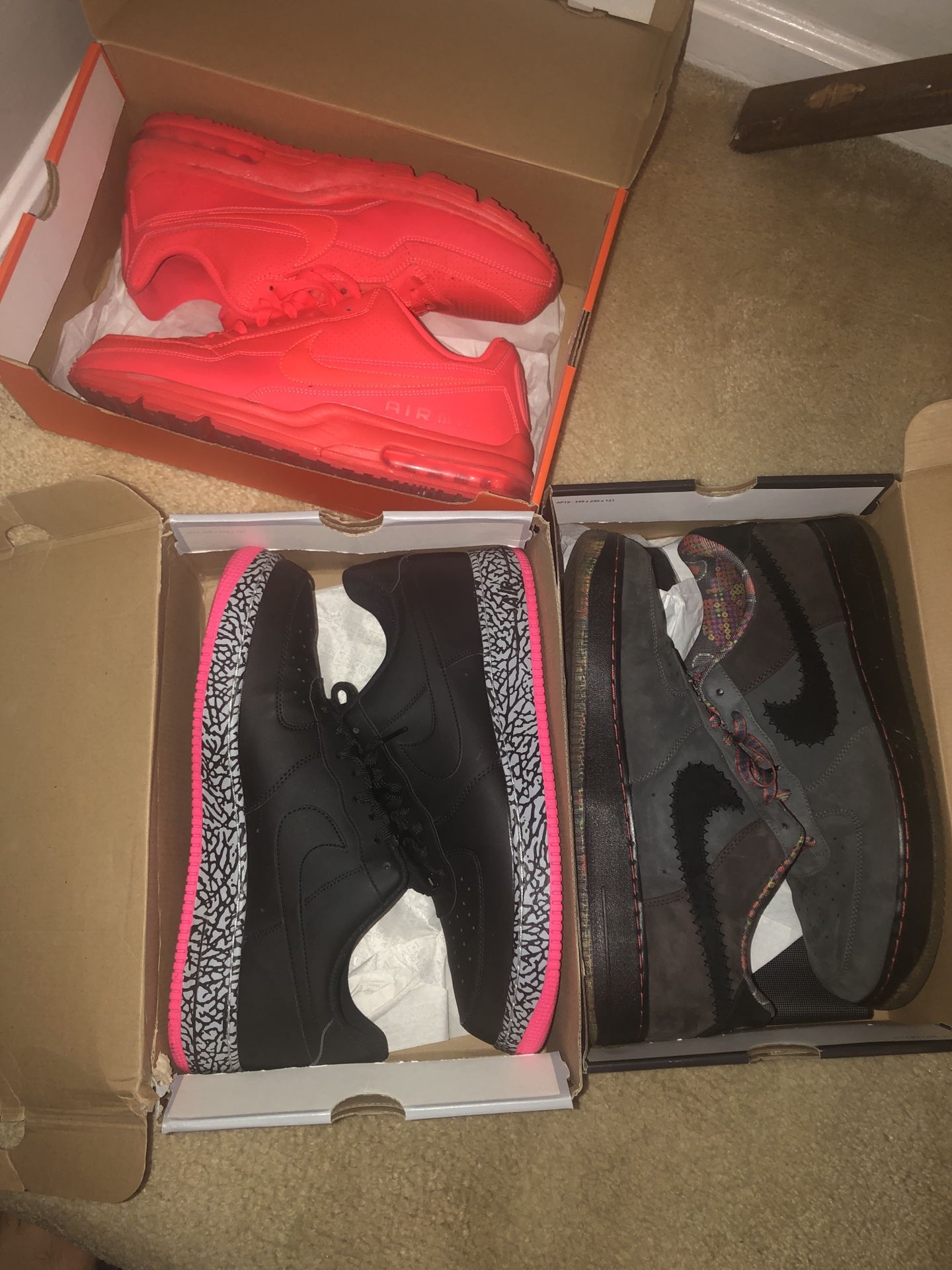AF1 and air max size 14