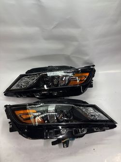 14-20 CHEVY IMPALA HEADLIGHTS BLACK AMBER PROJECTOR