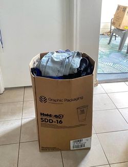 Full box of mens clothes