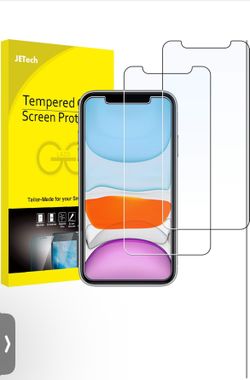 JETech Screen Protector for iPhone 11 and iPhone XR 6.1-Inch, Tempered Glass Film, 2-Pack
