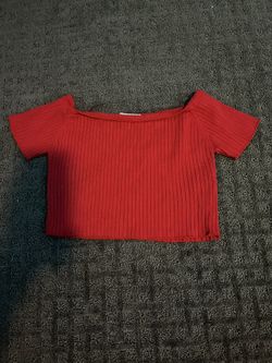 Red Crop Top