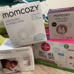 Breast Milk Bags, Nursing Pads And Baby Oral Cleaners