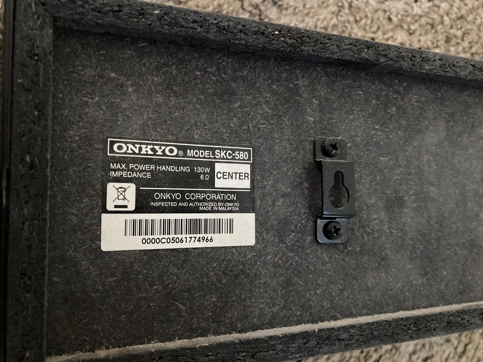 Onkyo Center Speaker