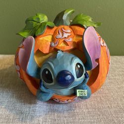 Jim Shore Disney Stitch O’ Lantern Halloween Pumpkin Figurine