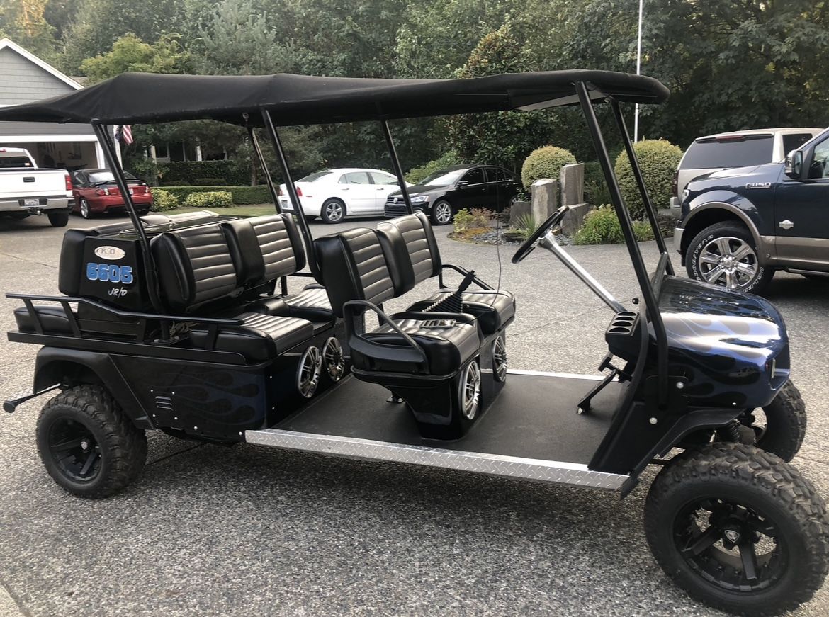 Custom Golf Cart 6 Seater