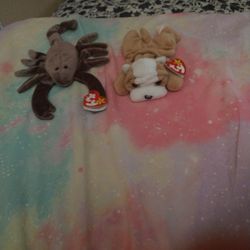 Beanie Babys "Stinger" "Wrinkles"