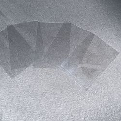 5 Clear Sleeves For Cards