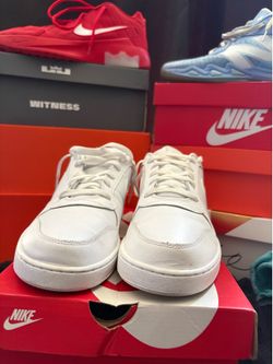 white Nike Ebernon Low sneakers