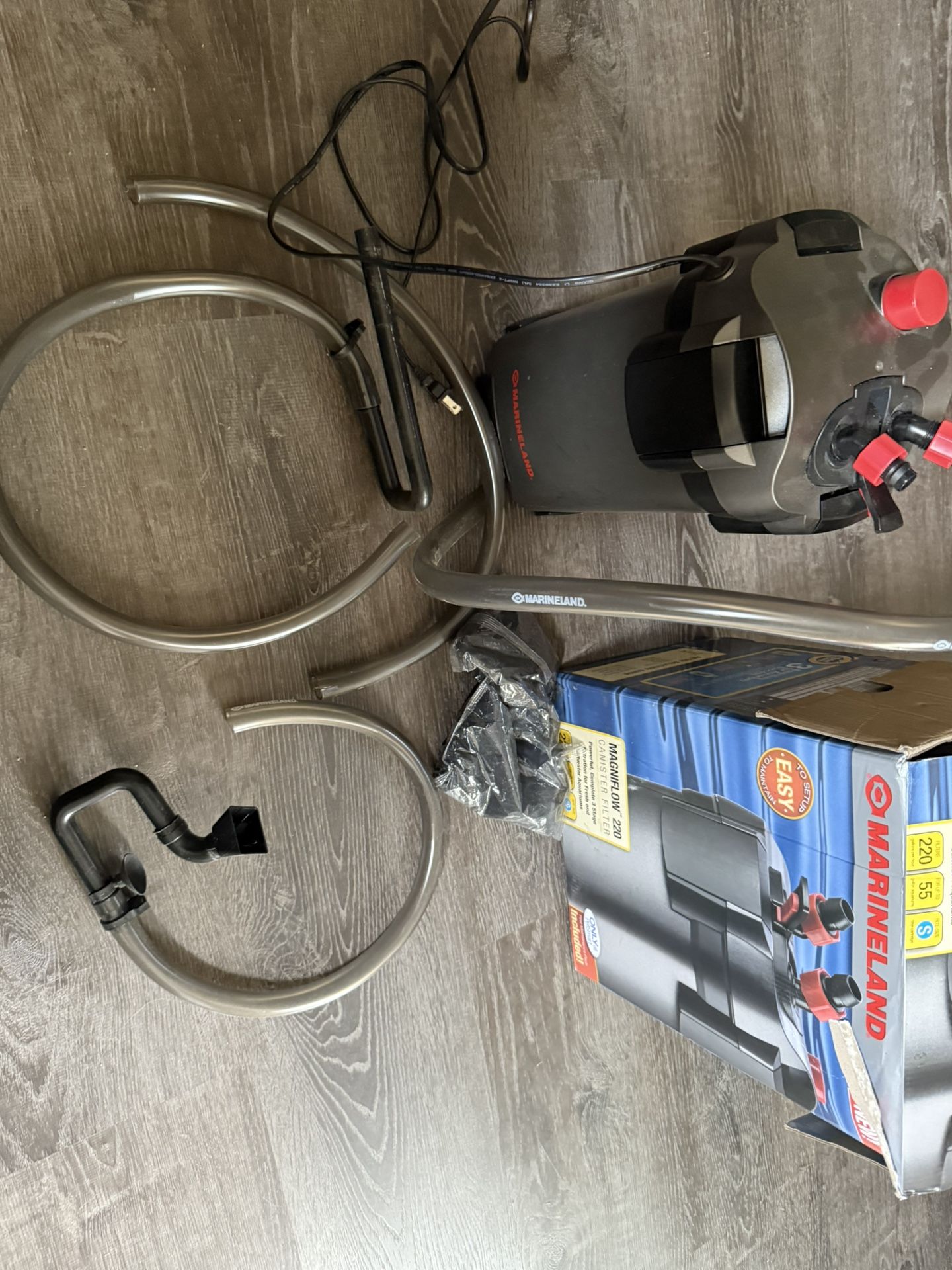 Marineland Magniflow Canister Filter 220 GPH For aquariums, Easy Maintenance
