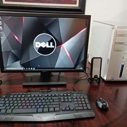 Dell inspiron desktop Computer Windows 10.  Good Condition.   Intel Core 2quad CPU processor.   500 gb Hard Drive.   wifi adapter.   vlc DVD Reader.