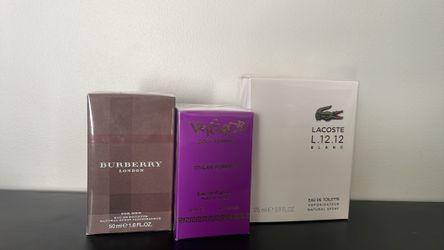 Versace Burberry Lacoste Perfumes & More