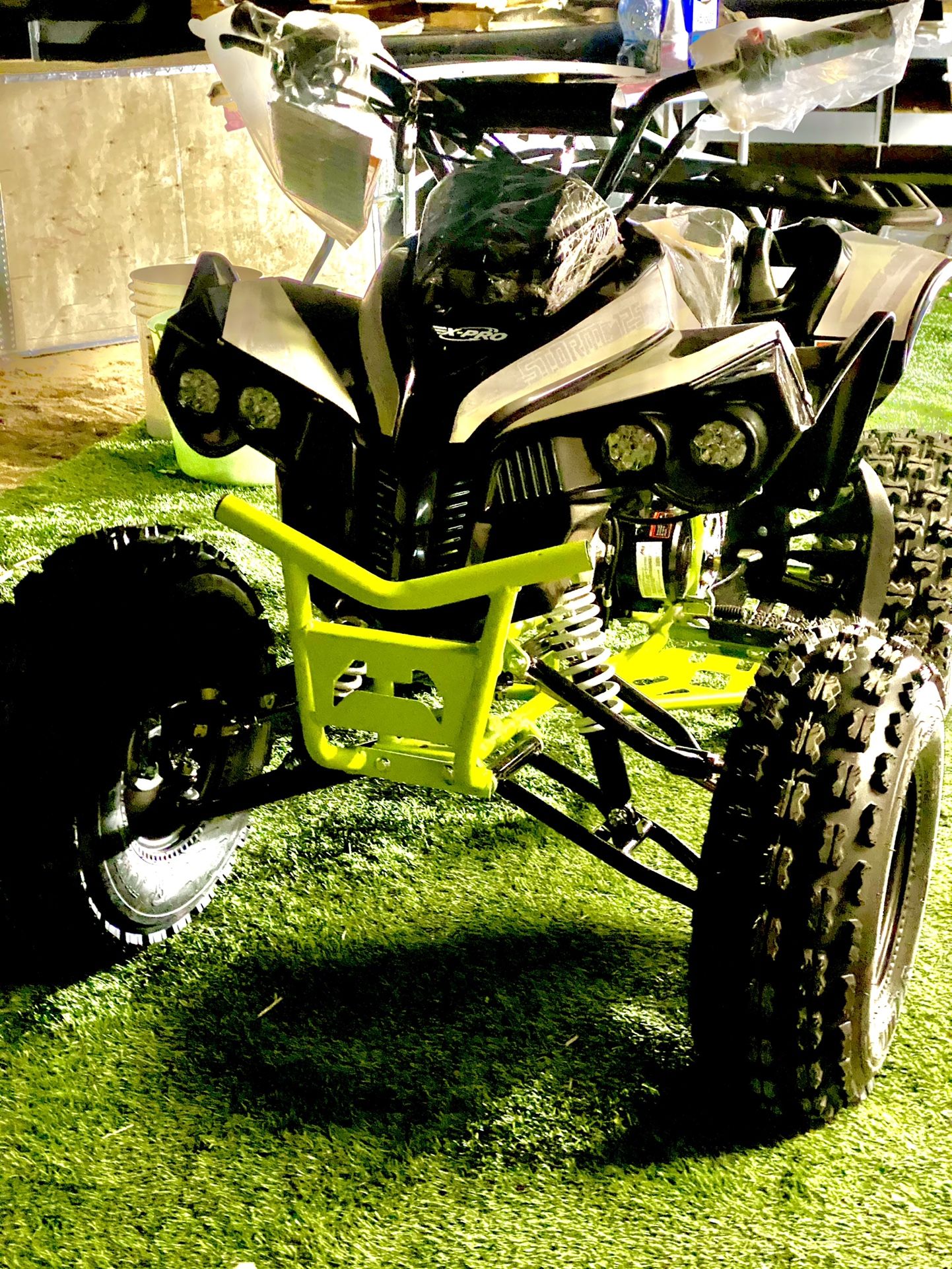 🚨Brand New ATV Quad 4 Wheeler for ADULT 125cc w/ LED lights & Title on Hand