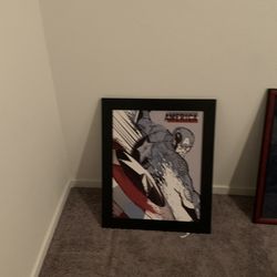 Captain America picture frame