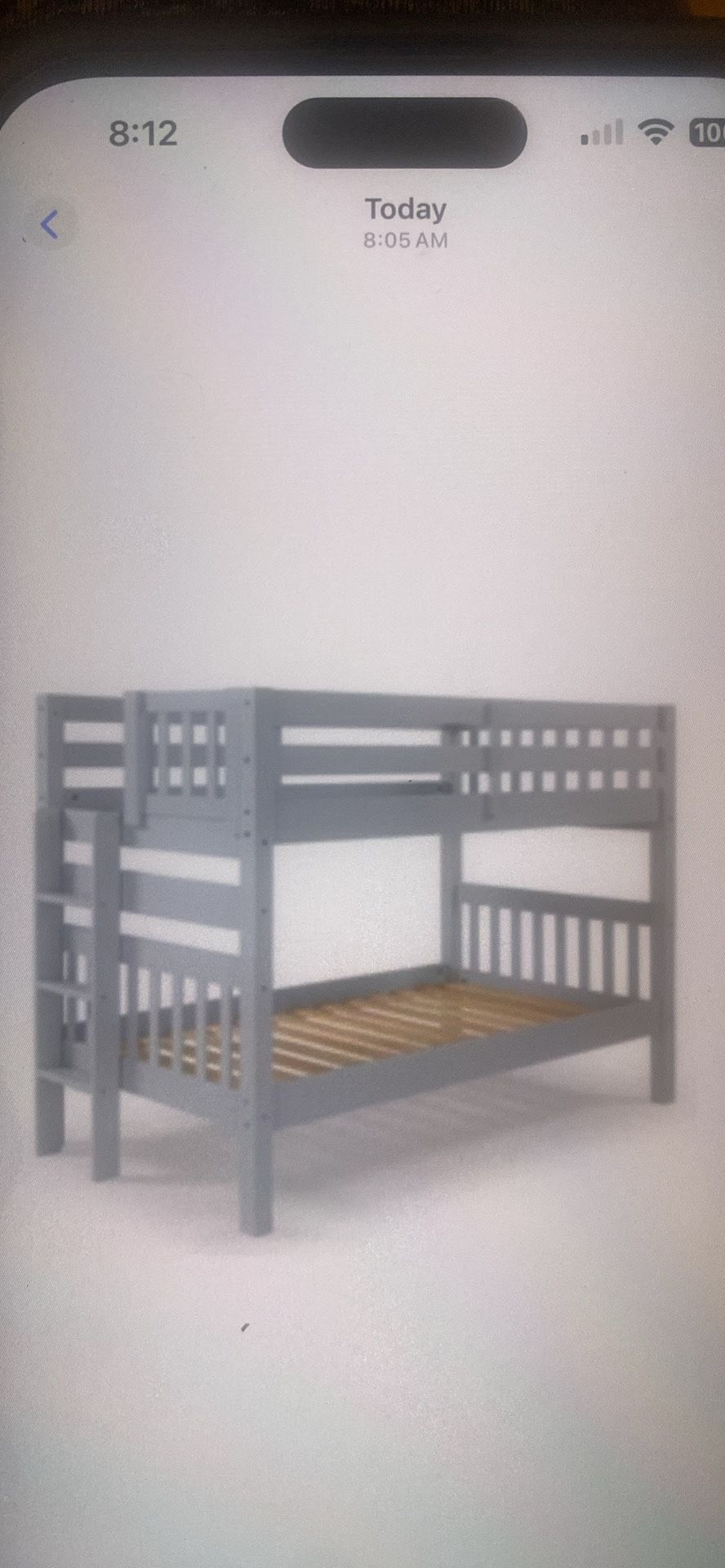 Twin Over Twin Bunk Bed