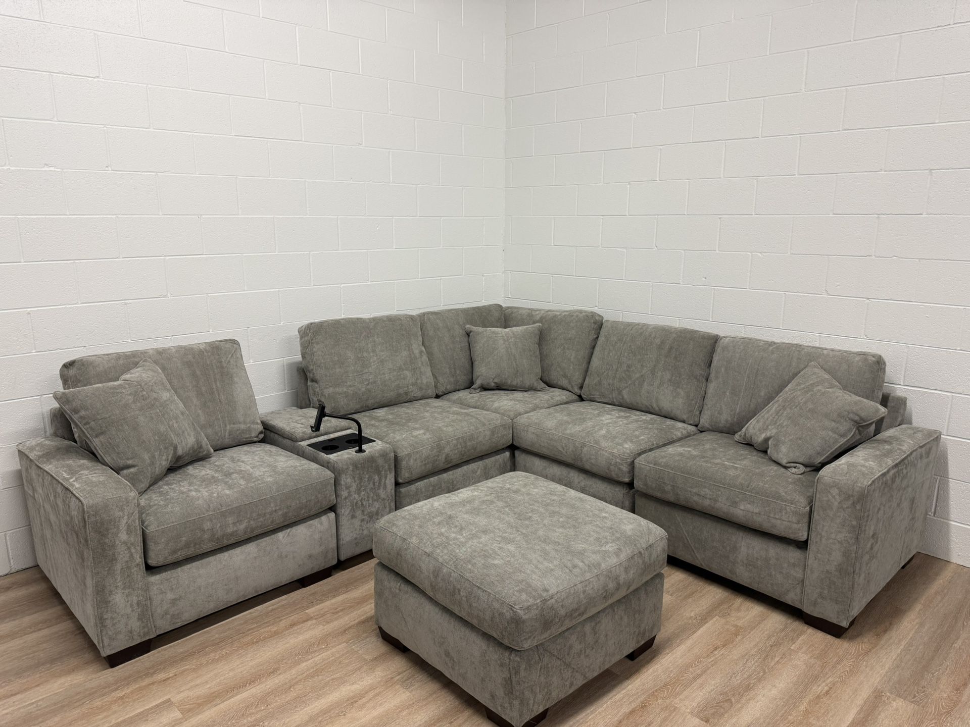The Belmont Sectional Sofa (Sand) β Delivery Available!