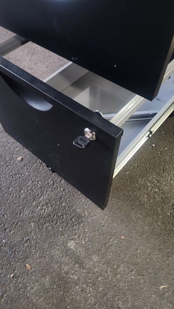 Black File Cabinet (Very Lightweight)