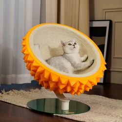 Durian Shape Cat Scratching Bed Cat House