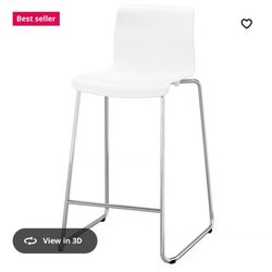 4 White Chairs IKEA