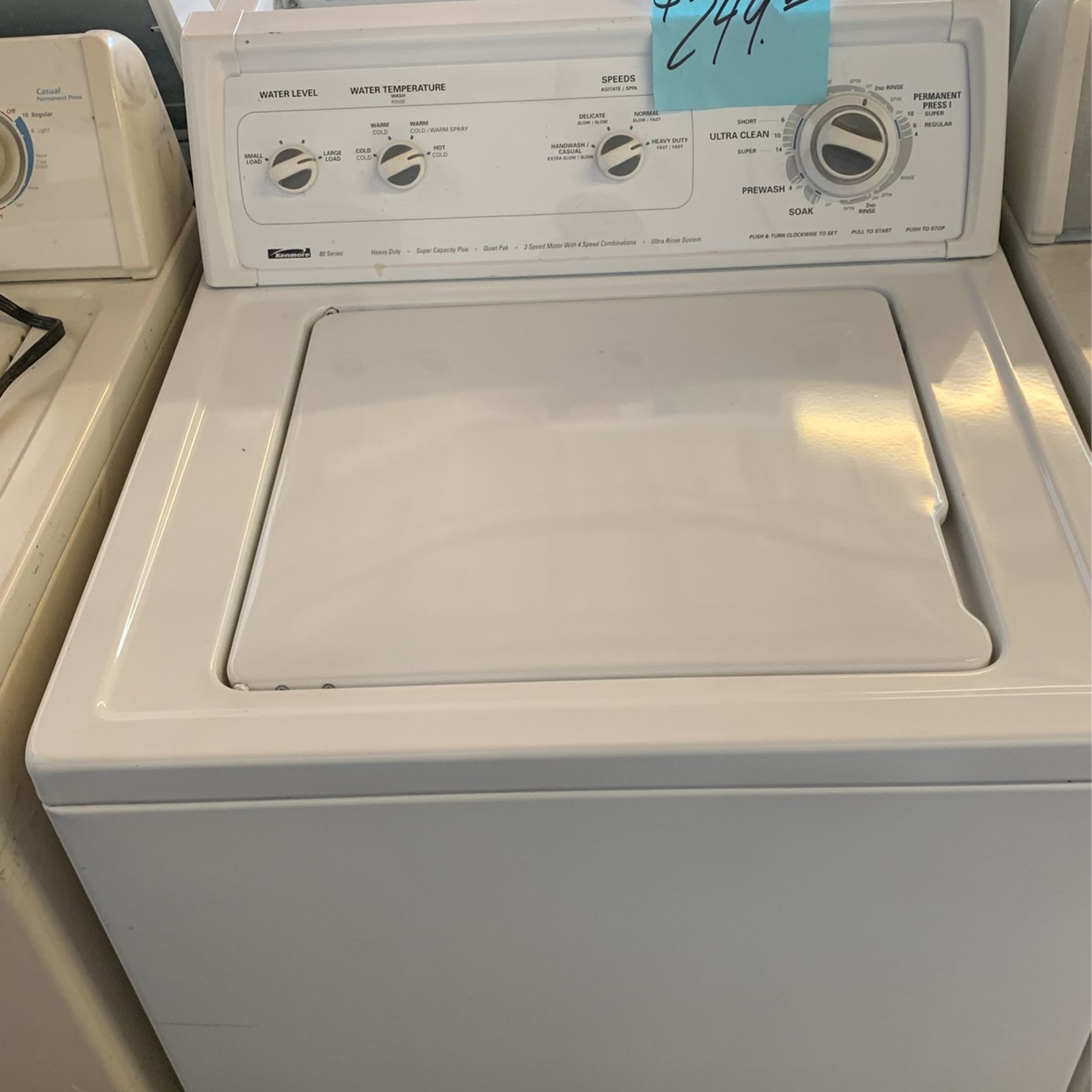 White Kenmore Washing Machine Washer Super Capacity Plus , Warehouse pricing. Warranty . Delivery Available . 2522 Market st. 33901