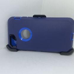 For iPhone 7/8 iPhone SE Blue Case With Belt Clíp Holster 