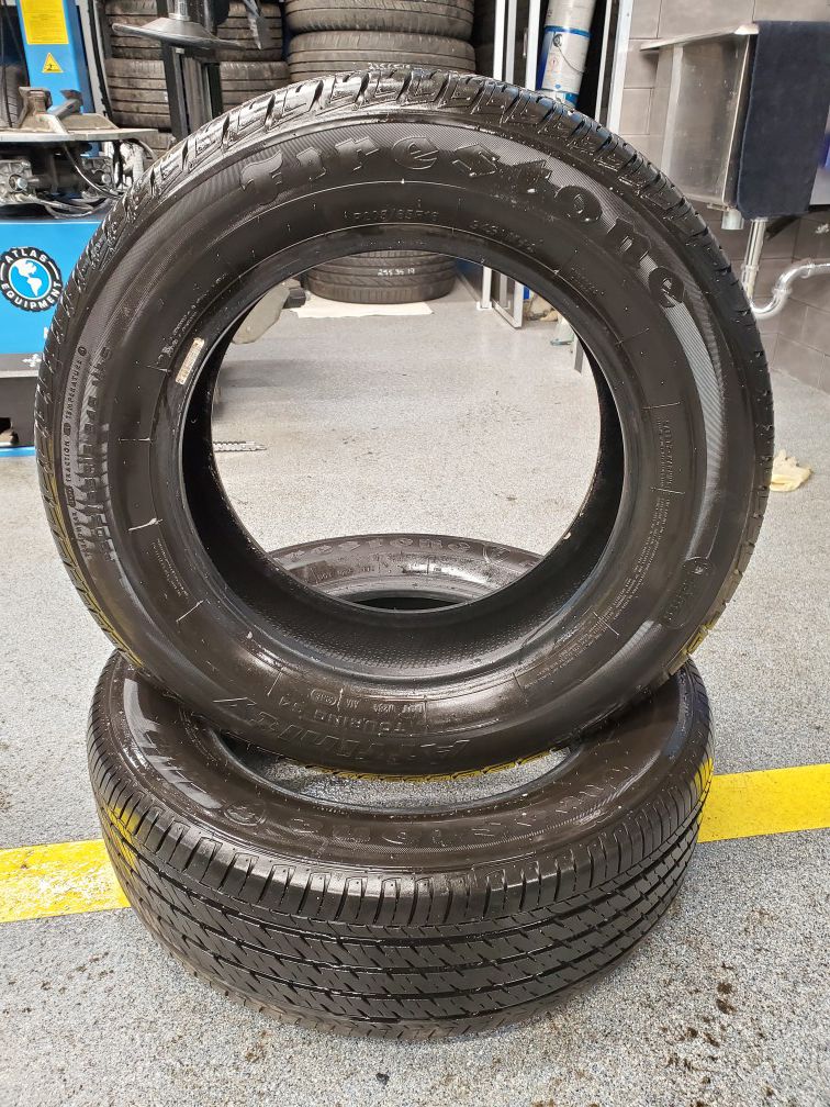 🔥 (2) 205 65 16 Firestone Tires