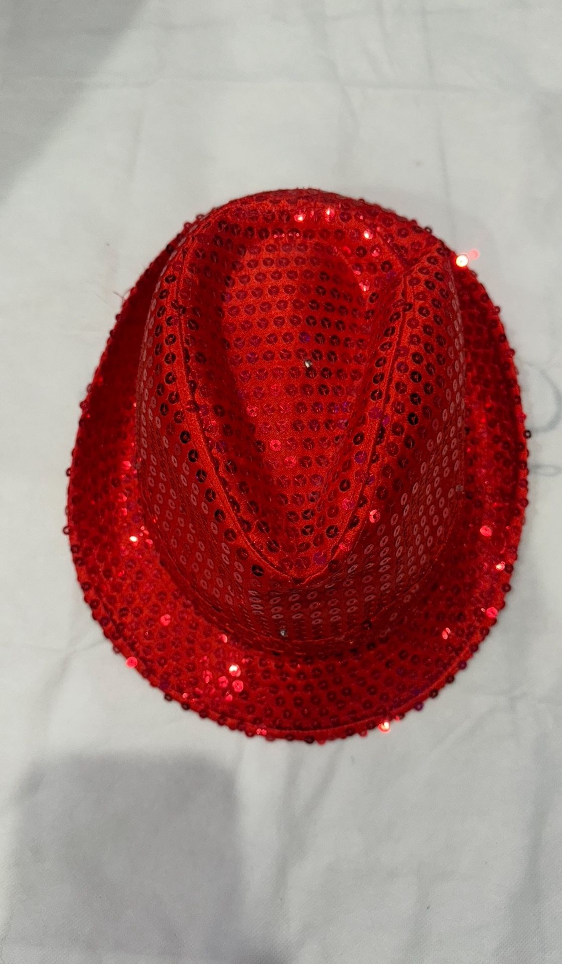 Light-Up Sequin Fedora Hat – Pink | Party, Rave, Costume, or Festival