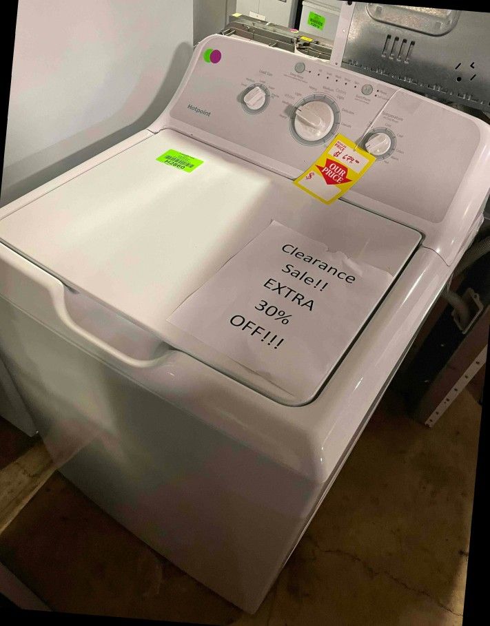 HOTPOINT HTW240ASKWS 3.8 cu. ft. White Top Load Washer
