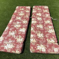 2 Patio Chaise Cushions