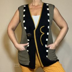 Sandra Miller Hand Loomed Knit Vest