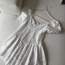 White boutique dress