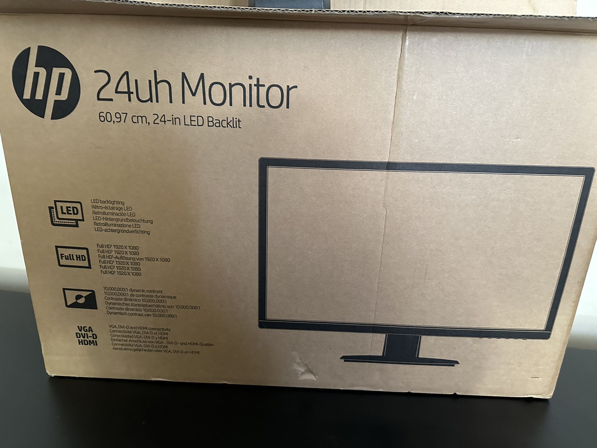 24in HP Monitor Like New With Box