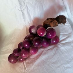 Mid Century stone purple grapes