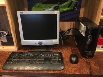 PC set with keyboard and mouse