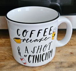 Gilmore Girls Coffee Please & A Shot of Cynicism Mug