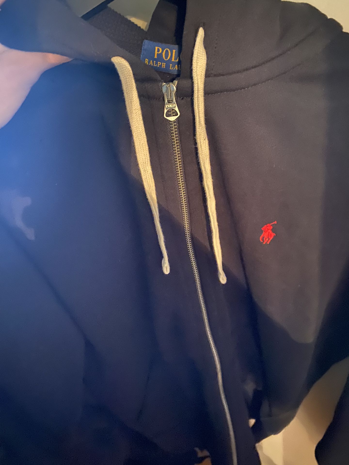 Polo Zip Up (black)
