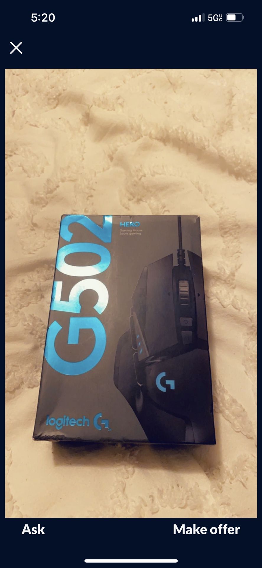 G502 Logitech Gaming Mouse