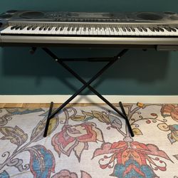 Casio Keyboard and Stand