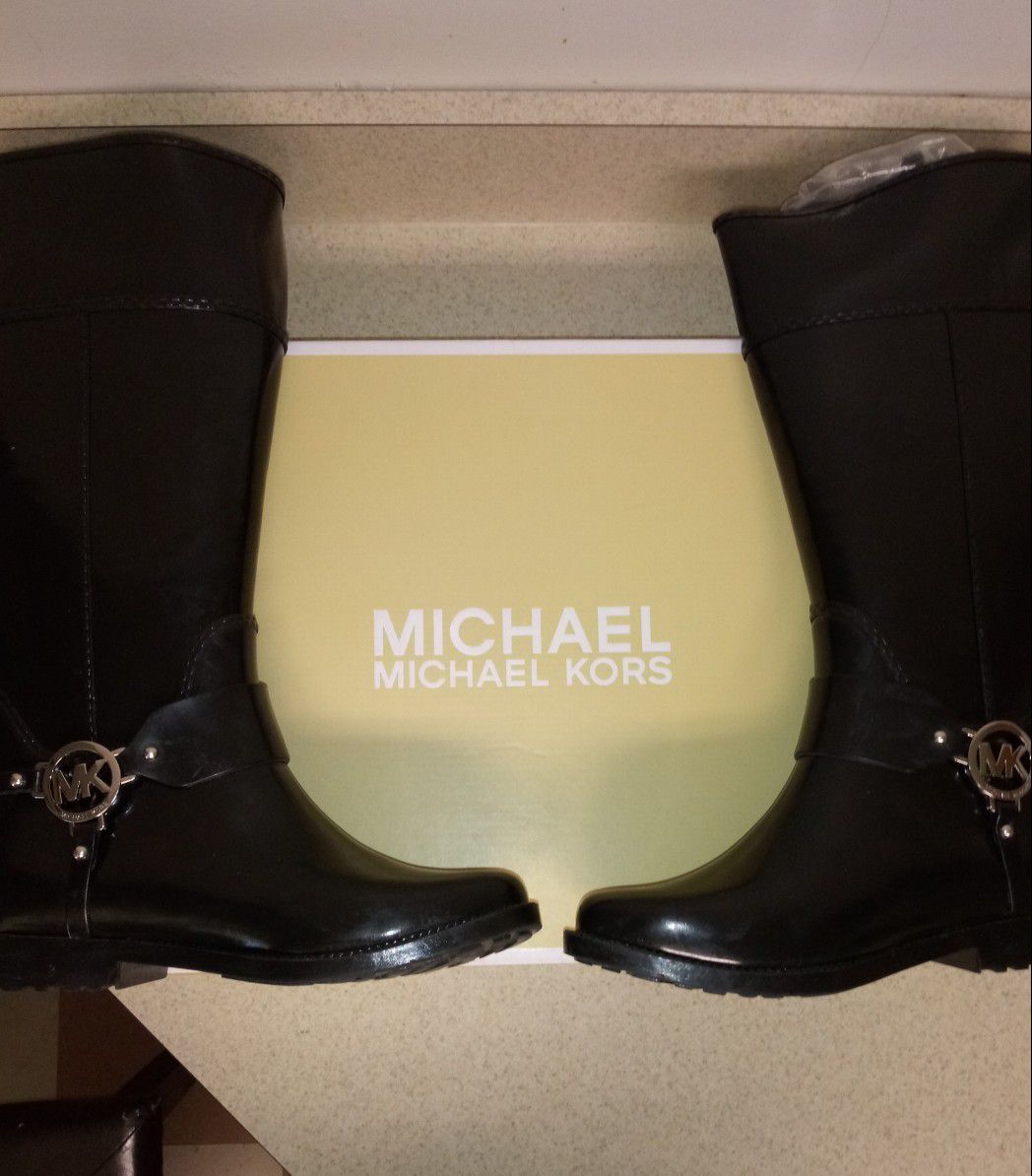 Michael Kors rain boots size 8