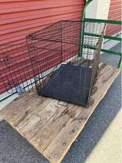 36” w, 25”d, 26”h, pet kennel