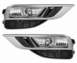 Fog Light Assembly Pair with Bezel
