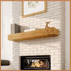 Floating Fireplace Mantel