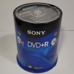 SONY DVD + R 100 Pack 120 MIN 4.7GB 1-16X 