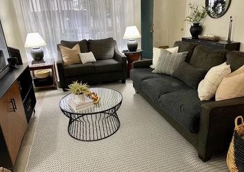 Couch set loveseat and sofa MUST GO