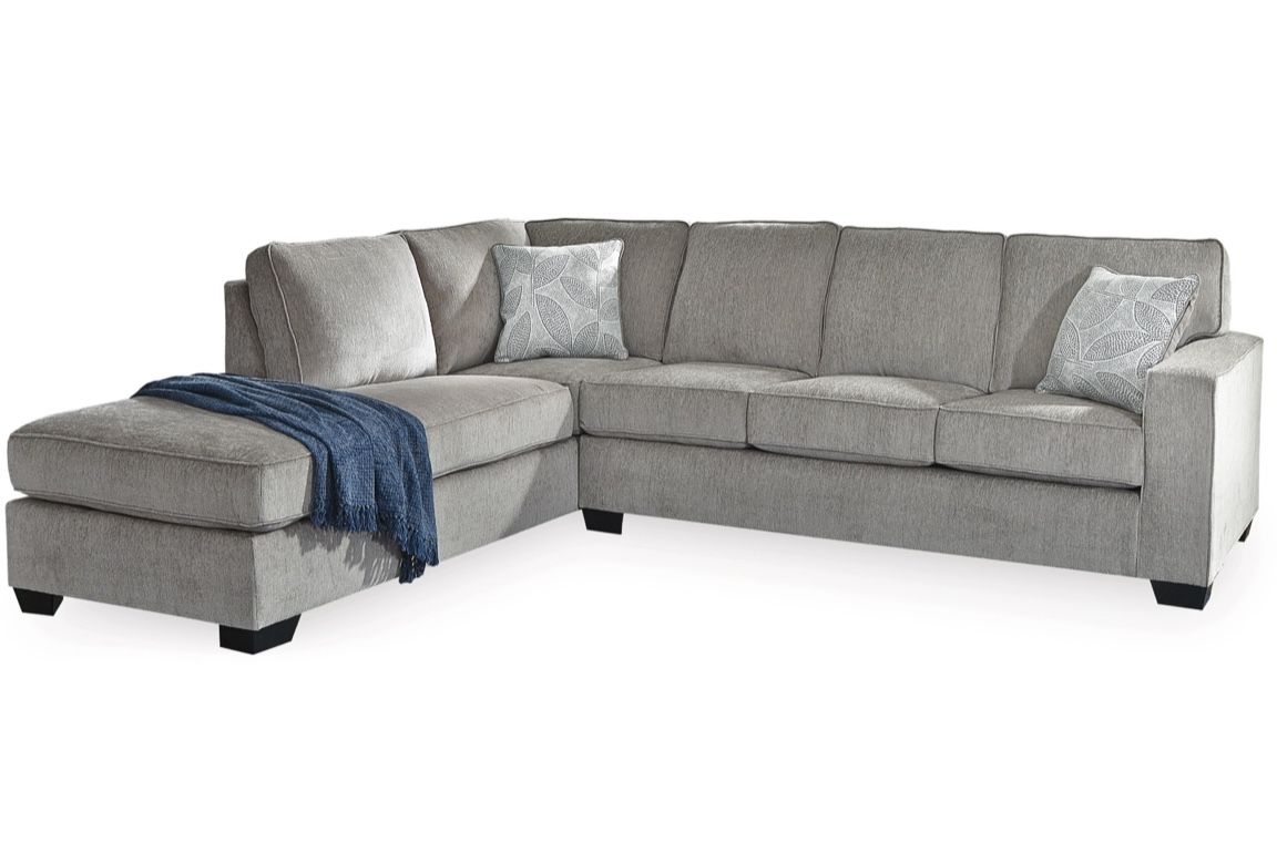 2-Piece Sectional (Grey)