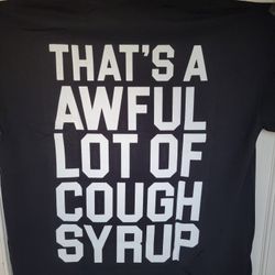 AWFUL LOT OF COUGH SYRUP EXPERIENCE SHOW SHIRT XL