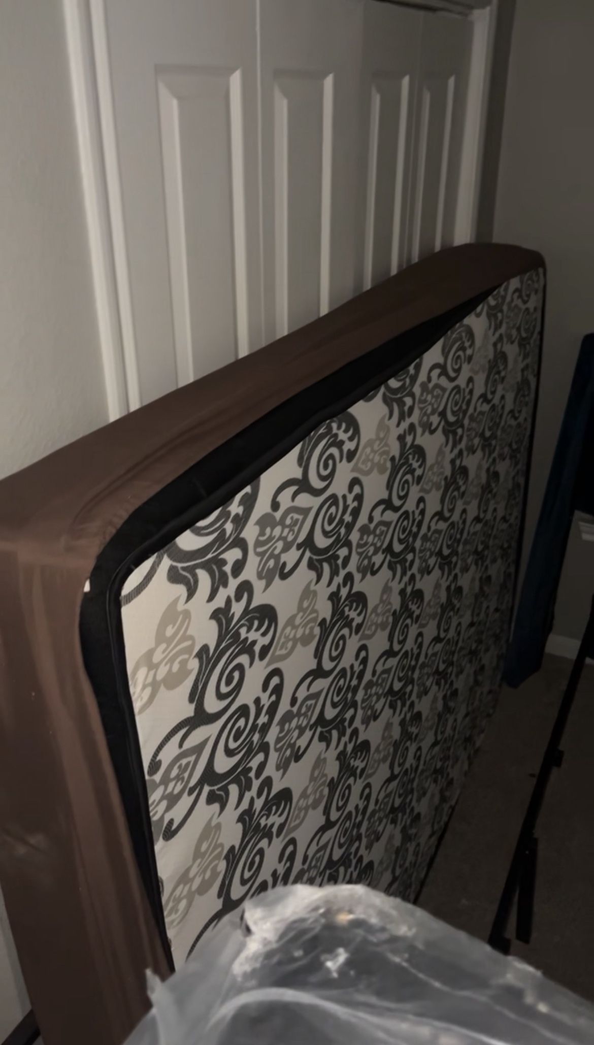 Queen Size Bed, Boxspring and Full bed frames, Head board and Leg Board