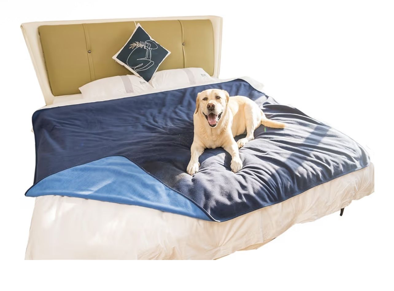 Waterproof Blanket Cover 60"X80" for Pets with a brush