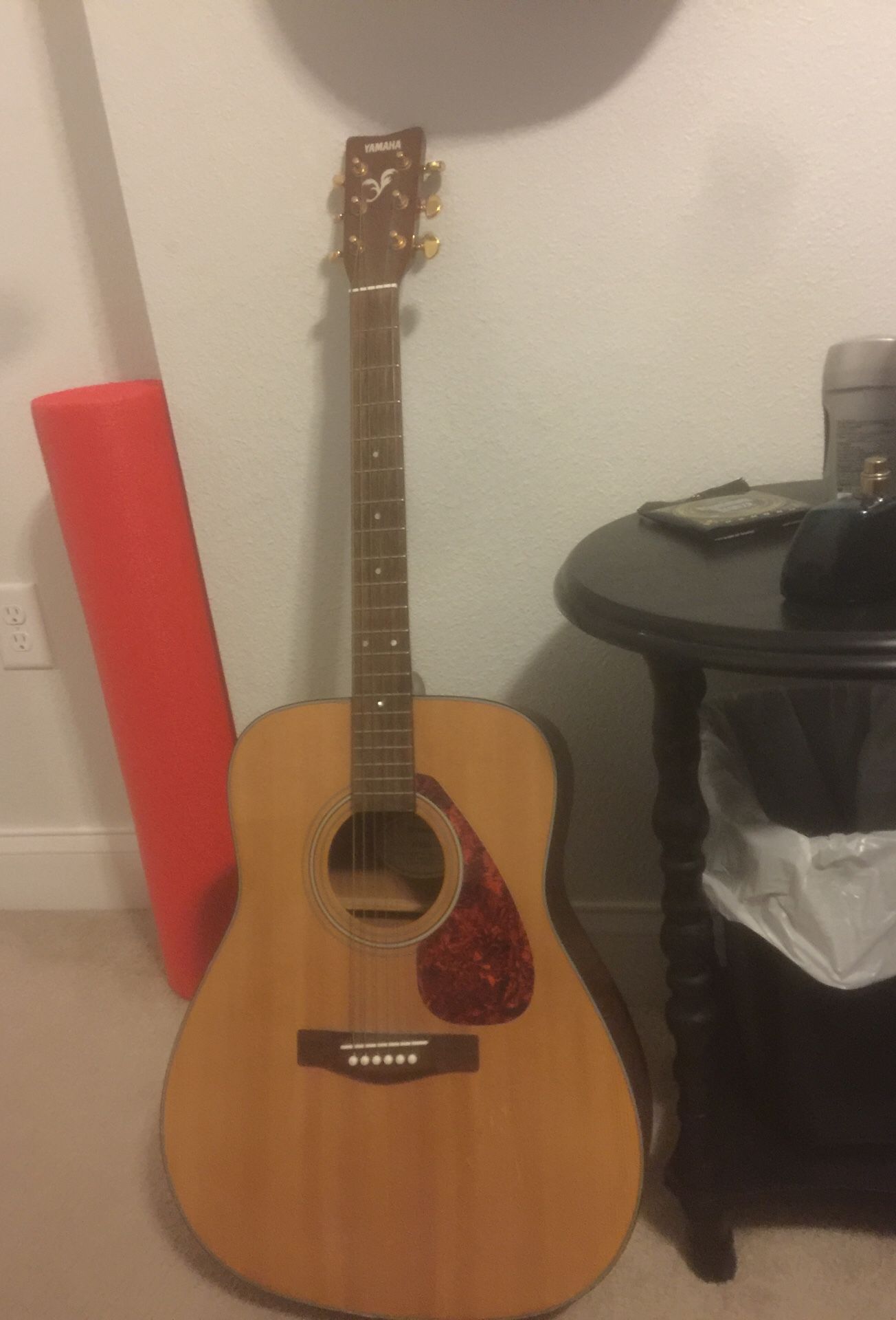 Acoustic Yamaha guitar