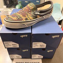 Vans Pearlized Slip Ons ( Camo ) Sizes 9,11,11.5,12